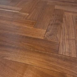 Liberty Floors American Black Walnut - Herringbone Parquet 14mm Engineered Real Wood Flooring (219505) -Liberty Floors american black walnut herringbone parquet 14mm engineered real wood flooring 219505 p85876 196399 image