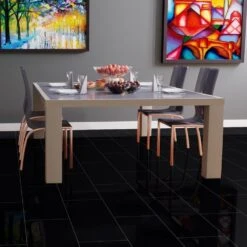 Liberty Floors Black - Lustre Stone 8mm High Gloss Laminate Flooring (223769) 12 Liberty Floors Black - Lustre Stone 8mm High Gloss Laminate Flooring (223769) -Liberty Floors black lustre stone 8mm high gloss laminate flooring 223769 p89999 207804 image