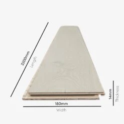 Liberty Floors Cashmere Oak 1-Strip - Manor 14mm Engineered Real Wood Flooring (221194) -Liberty Floors cashmere oak 1 strip manor 14mm engineered real wood flooring 221194 p87456 210383 image