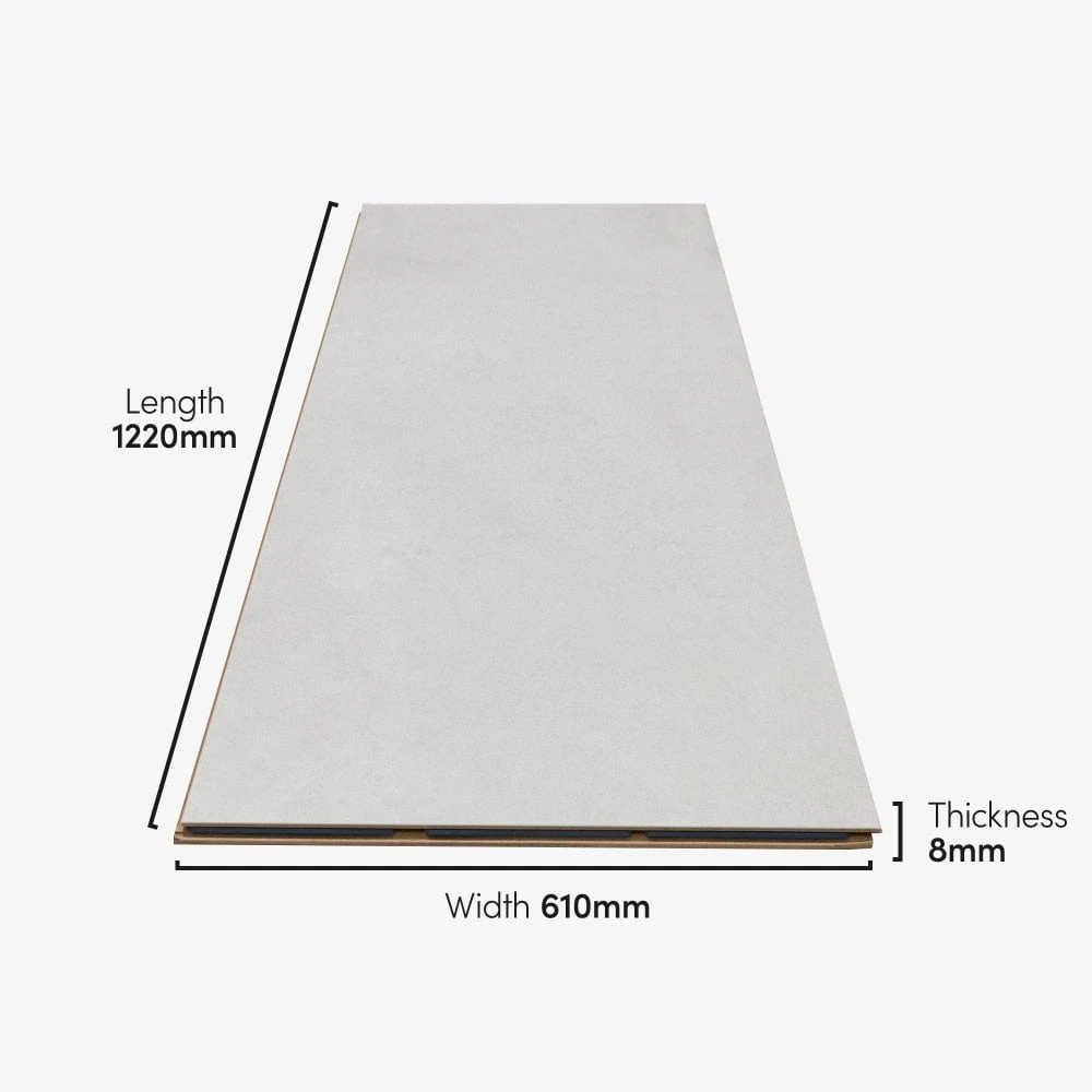 Liberty Floors Ceramica - Lustre 8mm High Gloss Laminate Flooring (217055) 7 Liberty Floors Ceramica - Lustre 8mm High Gloss Laminate Flooring (217055) - Image 5