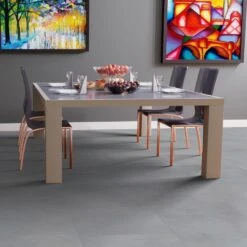 Liberty Floors Concrete Grey - Lustre 8mm High Gloss Laminate Flooring (217057) -Liberty Floors concrete grey lustre 8mm high gloss laminate flooring 217057 p84206 187680 image