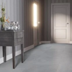 Liberty Floors Concrete Grey - Lustre 8mm High Gloss Laminate Flooring (217057) -Liberty Floors concrete grey lustre 8mm high gloss laminate flooring 217057 p84206 187683 image