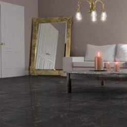 Liberty Floors Dark Pinto - Lustre Stone 8mm High Gloss Laminate Flooring (223767) -Liberty Floors dark pinto lustre stone 8mm high gloss laminate flooring 223767 p89997 207794 image