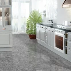 Liberty Floors Elounda Cinzento - Lustre Stone 8mm High Gloss Laminate Flooring (225708)