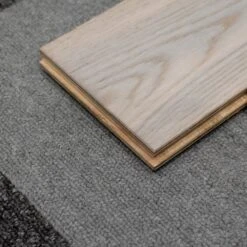 Liberty Floors Ivory White Oak - Premier 14mm Engineered Real Wood Flooring (182142) -Liberty Floors ivory white oak premier 14mm engineered real wood flooring 182142 p68607 155770 image