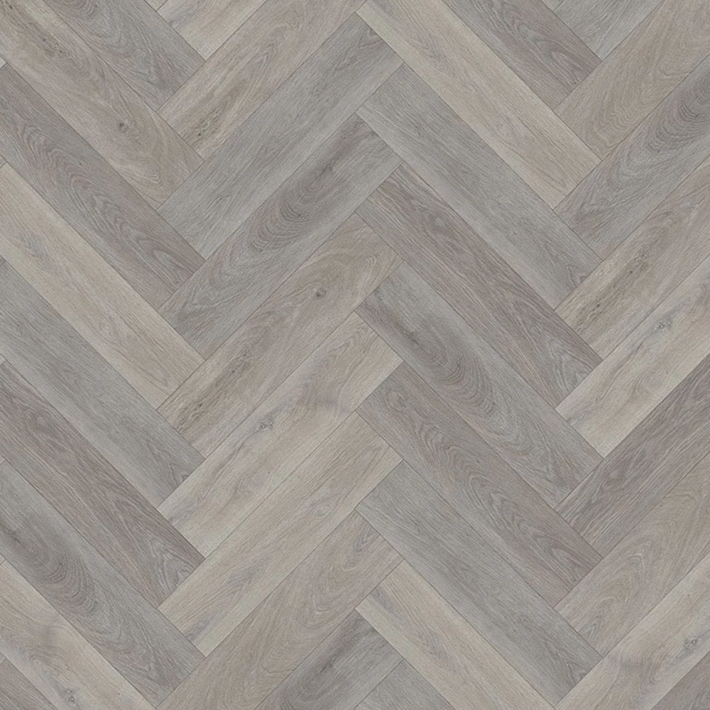 Liberty Floors Light Grey Oak - Herringbone SPC 5.5mm Rigid Core Vinyl Flooring (219444) 5 Liberty Floors Light Grey Oak - Herringbone SPC 5.5mm Rigid Core Vinyl Flooring (219444) - Image 3