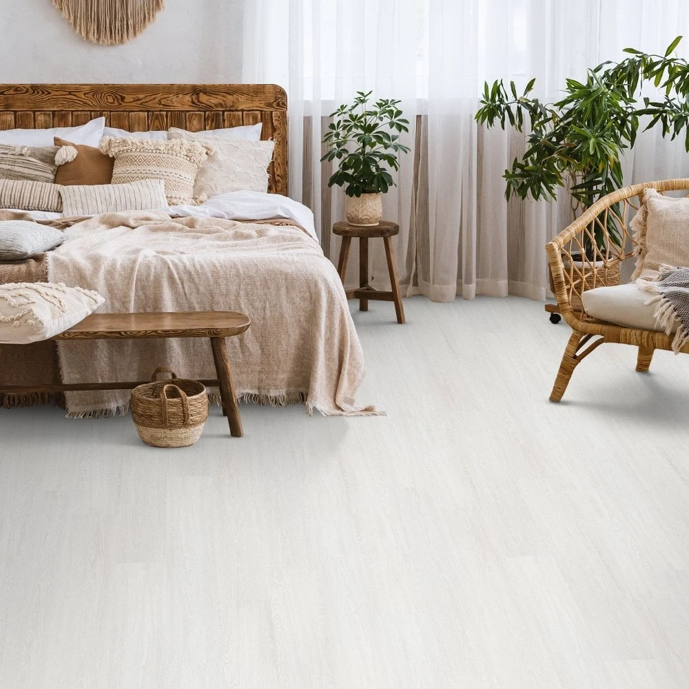 Liberty Floors Misty White - Impressive 6mm Rigid Core Vinyl Flooring (315580) 6 Liberty Floors Misty White - Impressive 6mm Rigid Core Vinyl Flooring (315580) - Image 4