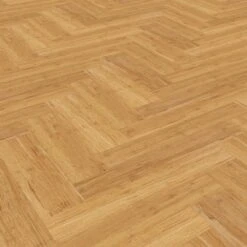 Liberty Floors -Liberty Floors natural bamboo herringbone parquet 10mm solid real wood flooring 249973 p108631 236310 image