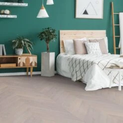 Liberty Floors Pebble Grey Oak - Chevron 15mm Engineered Real Wood Flooring (249202) -Liberty Floors pebble grey oak chevron 15mm engineered real wood flooring 249202 p108328 240896 image