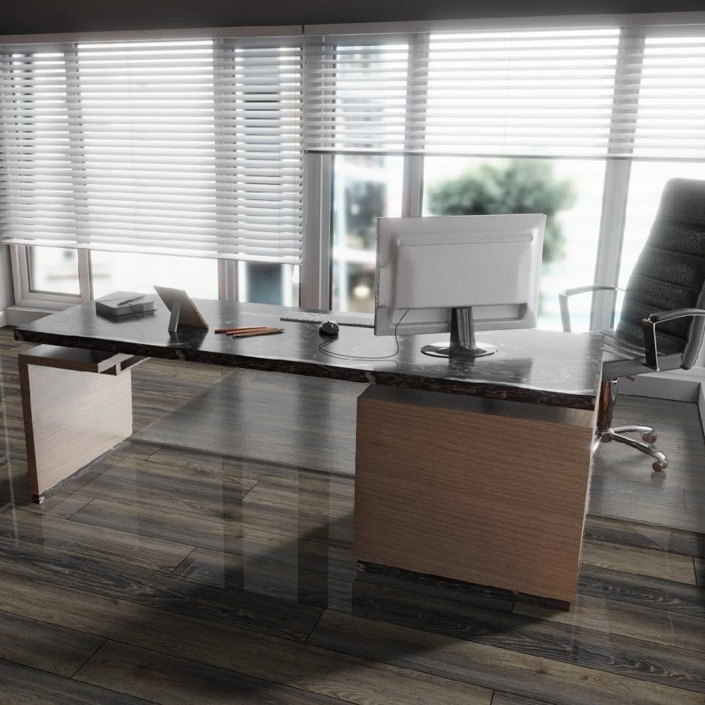 Liberty Floors Ravine Oak - Lustre 8mm High Gloss Laminate Flooring (217790) 6 Liberty Floors Ravine Oak - Lustre 8mm High Gloss Laminate Flooring (217790) - Image 4