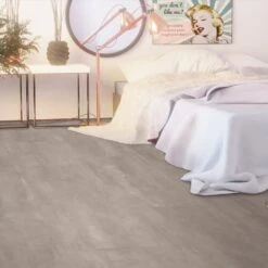 Liberty Floors Smokey Grey - Lustre 8mm High Gloss Laminate Flooring (217058) -Liberty Floors smokey grey lustre 8mm high gloss laminate flooring 217058 p84207 187684 image