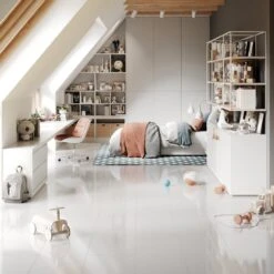 Liberty Floors White - Lustre Flawless 8mm High Gloss Laminate Flooring (183654) -Liberty Floors white lustre flawless 8mm high gloss laminate flooring 183654 p69724 187826 image